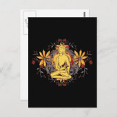 Medicine Boeddha in Meditation Briefkaart (Voorkant / Achterkant)
