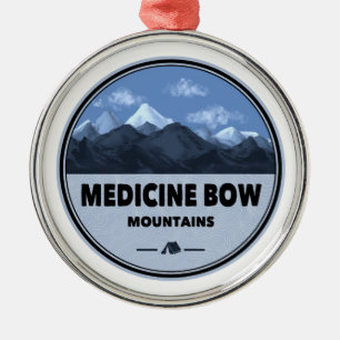 Medicine Bow Mountains Colorado Wyoming Camping Metalen Ornament