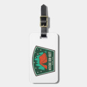 Medicine Bow-Routt National Forest Camping Bagagelabel (Voorkant verticaal)