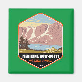 Medicine Bow - Routt National Forest  Magneet (Voorkant)