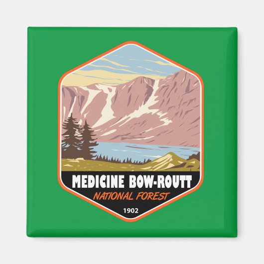 Medicine Bow - Routt National Forest  Magneet (Voorkant)
