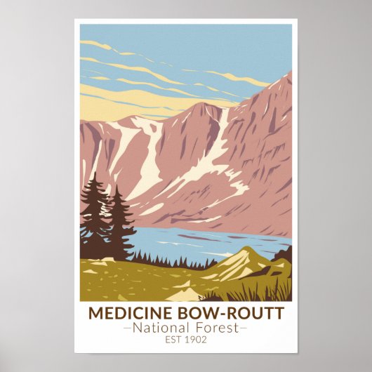 Medicine Bow - Routt National Forest  Poster (Voorkant)