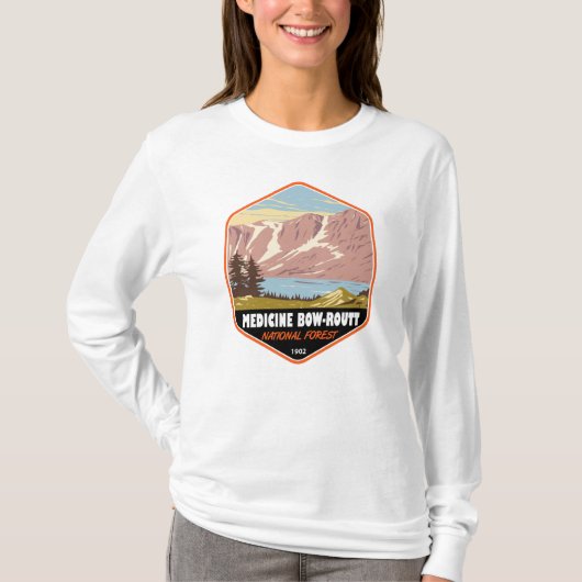 Medicine Bow - Routt National Forest  T-Sh T-shirt (Voorkant)