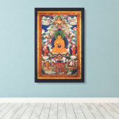 Medicine Buddha Canvas Afdruk (Insitu (Houten vloer))