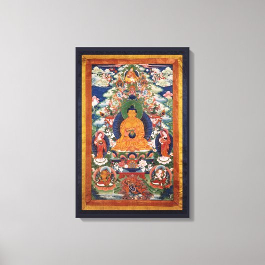 Medicine Buddha Canvas Afdruk (Voorkant)