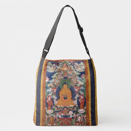 Medicine Buddha Crossbody Tas (Achterkant)