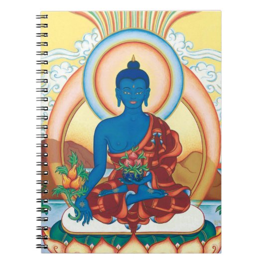 Medicine Buddha - Master of Healing Notitieboek (Voorkant)