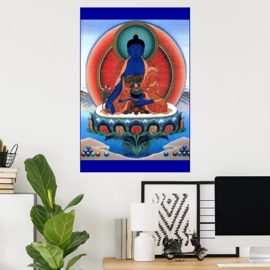 Medicine Buddha Poster (Thuiskantoor)
