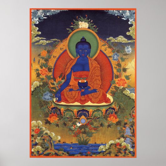 Medicine Buddha Poster (Voorkant)