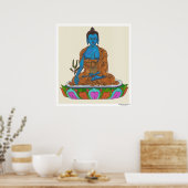 Medicine Buddha Poster (Keuken)