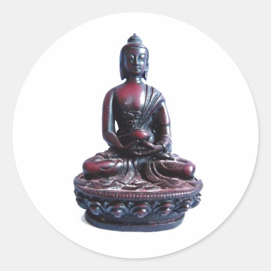 Medicine Buddha Ronde Sticker (Voorkant)