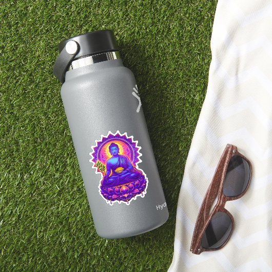 Medicine Buddha Tibetan Buddhist Healing Deity Sticker (HydroFlask Insitu)
