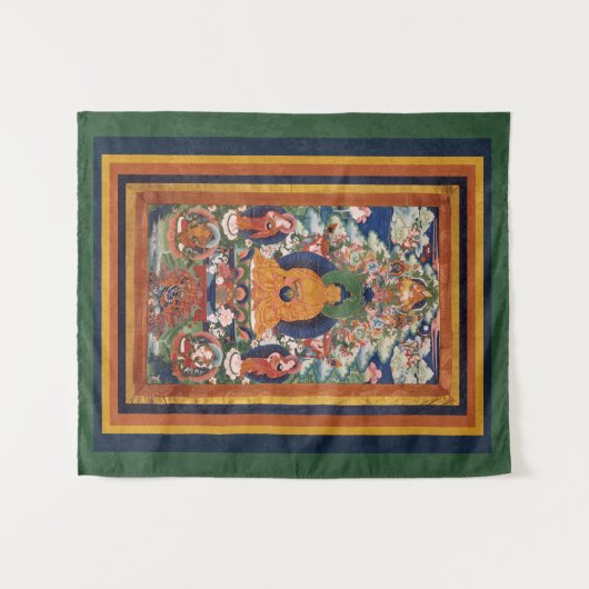 Medicine Buddha Wandkleed (Voorkant (horizontaal))