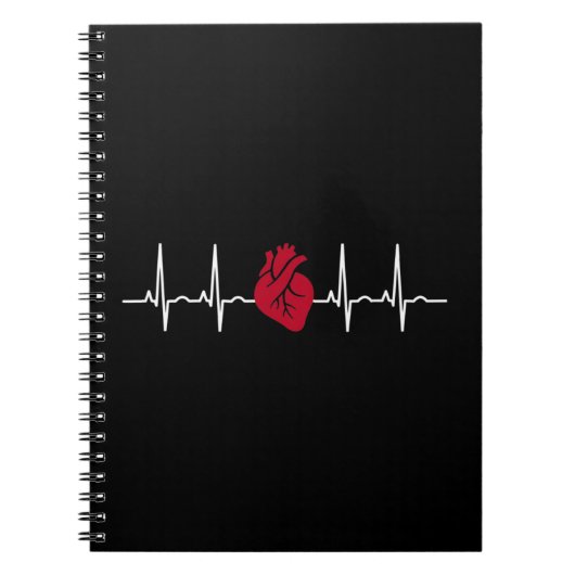 Medicine Doctor Paramedic Nurse Gift Love Cardiogr Notitieboek (Voorkant)