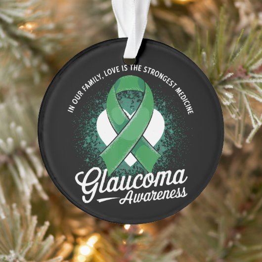 Medicine Glaucoma Awareness Ornament (Boom)