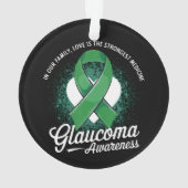 Medicine Glaucoma Awareness Ornament (achterkant)