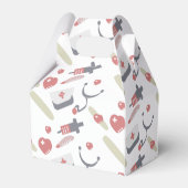 Medicine Graduation Party Nurse Practioner Pattern Bedankdoosjes (Achterkant)