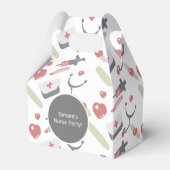 Medicine Graduation Party Nurse Practioner Pattern Bedankdoosjes (Voorkant Zijde)