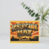 Medicine Hat Alberta Sunshine City Briefkaart (Staand voorkant)