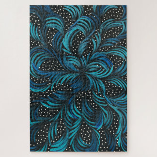 Medicine laat dromen in blauw legpuzzel