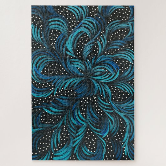 Medicine laat dromen in blauw legpuzzel (Verticaal)