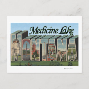 Medicine Lake, Montana Briefkaart