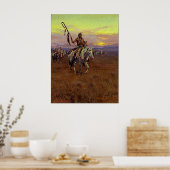 Medicine Man (1916) van Charles Marion Russell Poster (Keuken)