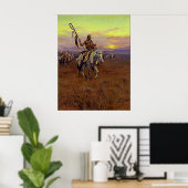 Medicine Man (1916) van Charles Marion Russell Poster (Thuiskantoor)