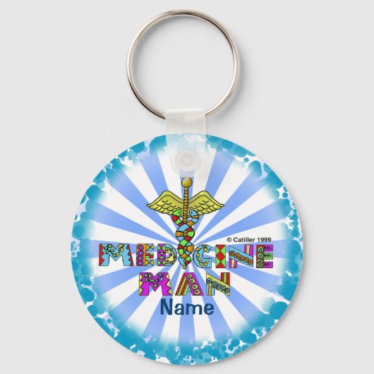 Medicine man sleutelhanger (Voorkant)