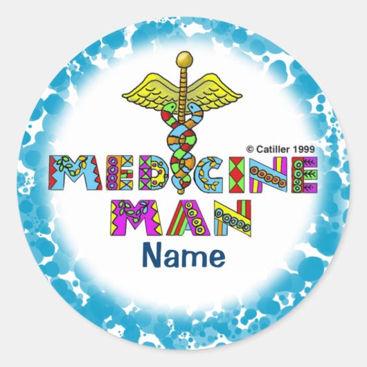 Medicine man sticker (Voorkant)