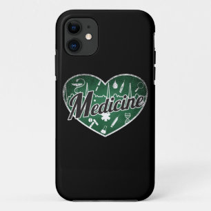 Medicine Retro Heart Blackboard Love Case-Mate iPhone Case