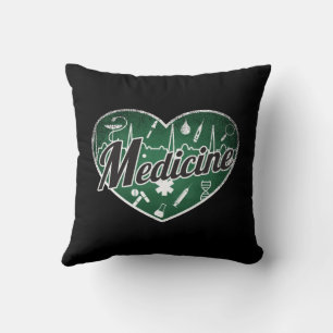 Medicine Retro Heart Blackboard Love Kussen