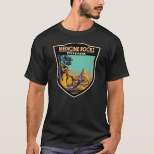 Medicine Rocks State Park Montana  T-shirt