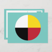 Medicine Wheel Briefkaart (Voorkant / Achterkant)
