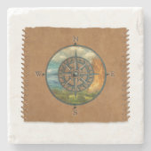 Medicine Wheel - Coaster Stenen Onderzetter (Voorkant)