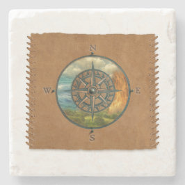 Medicine Wheel - Coaster Stenen Onderzetter