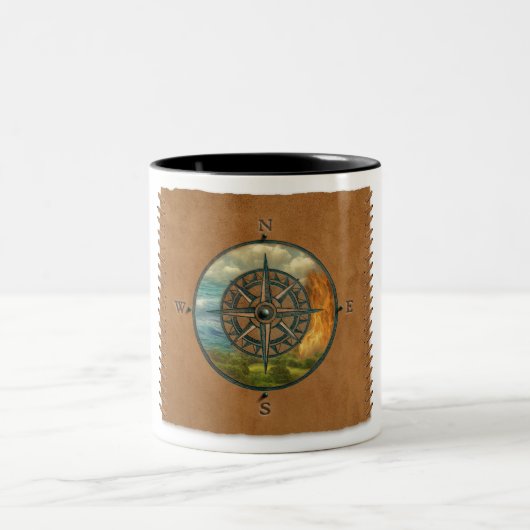 Medicine Wheel Coffee Mug Tweekleurige Koffiemok (Center)