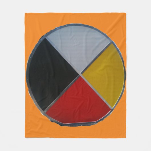 Medicine Wheel Fleece Blanket (Voorkant)
