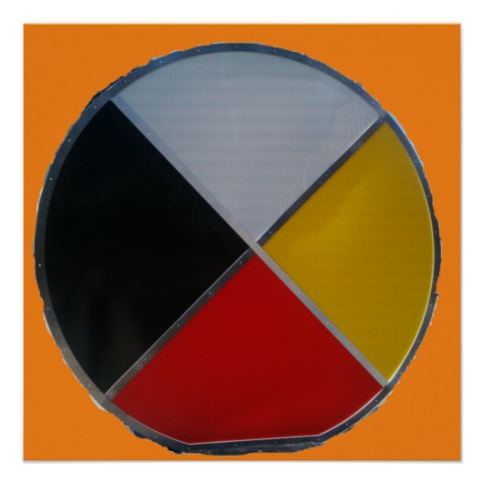 Medicine Wheel Glossy Poster (Voorkant)