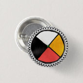 Medicine Wheel Ronde Button 3,2 Cm (Voorkant /achterkant)