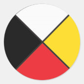 Medicine Wheel Sticker (Voorkant)
