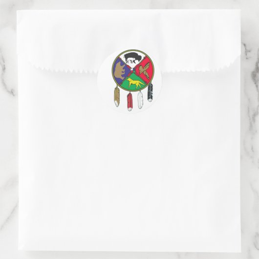 Medicine Wheel Sticker (Tas)