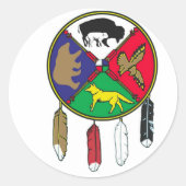Medicine Wheel Sticker (Voorkant)