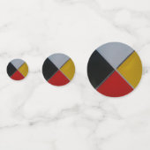 Medicine Wheel Table Confetti (Voorkanten)