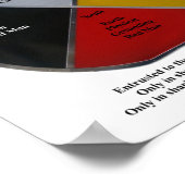 Medicine Wheel Words 20x25cm Poster (Hoek)