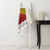 Medicine Wheel Words Large Sherpa Blanket Deken (In situ)