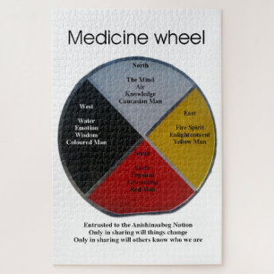 Medicine Wheel Words Puzzle Legpuzzel
