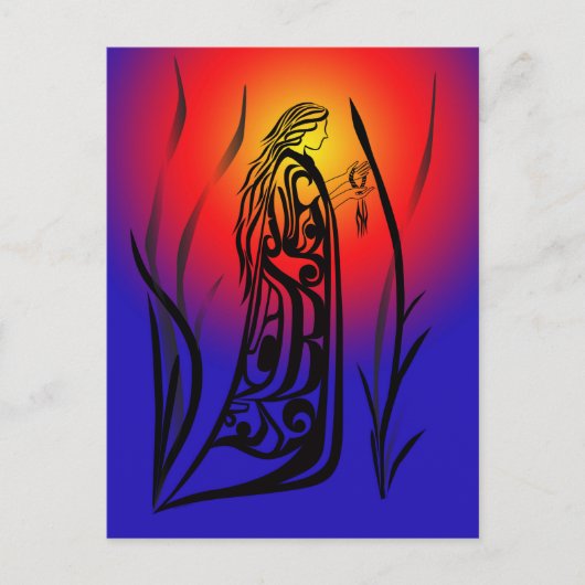 Medicine Woman Sunrise Prayers Briefkaart (Voorkant)