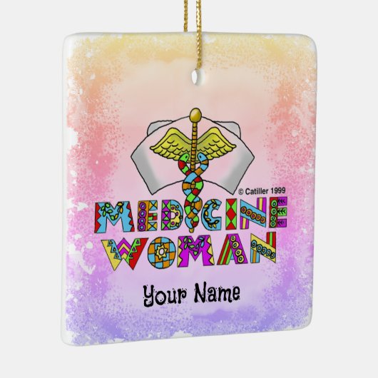 Medicinevrouw Keramisch Ornament (Rechts)