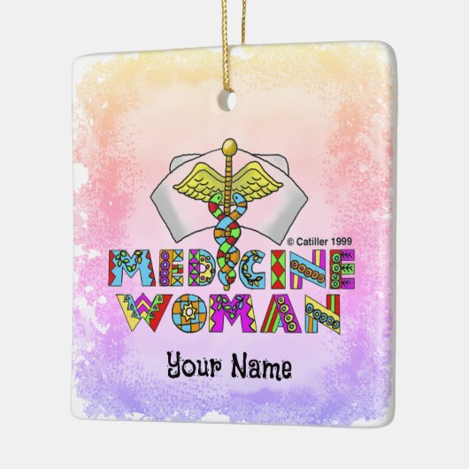 Medicinevrouw Keramisch Ornament (Links)